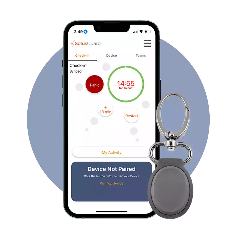 Wearable Panic Button SolusGuard